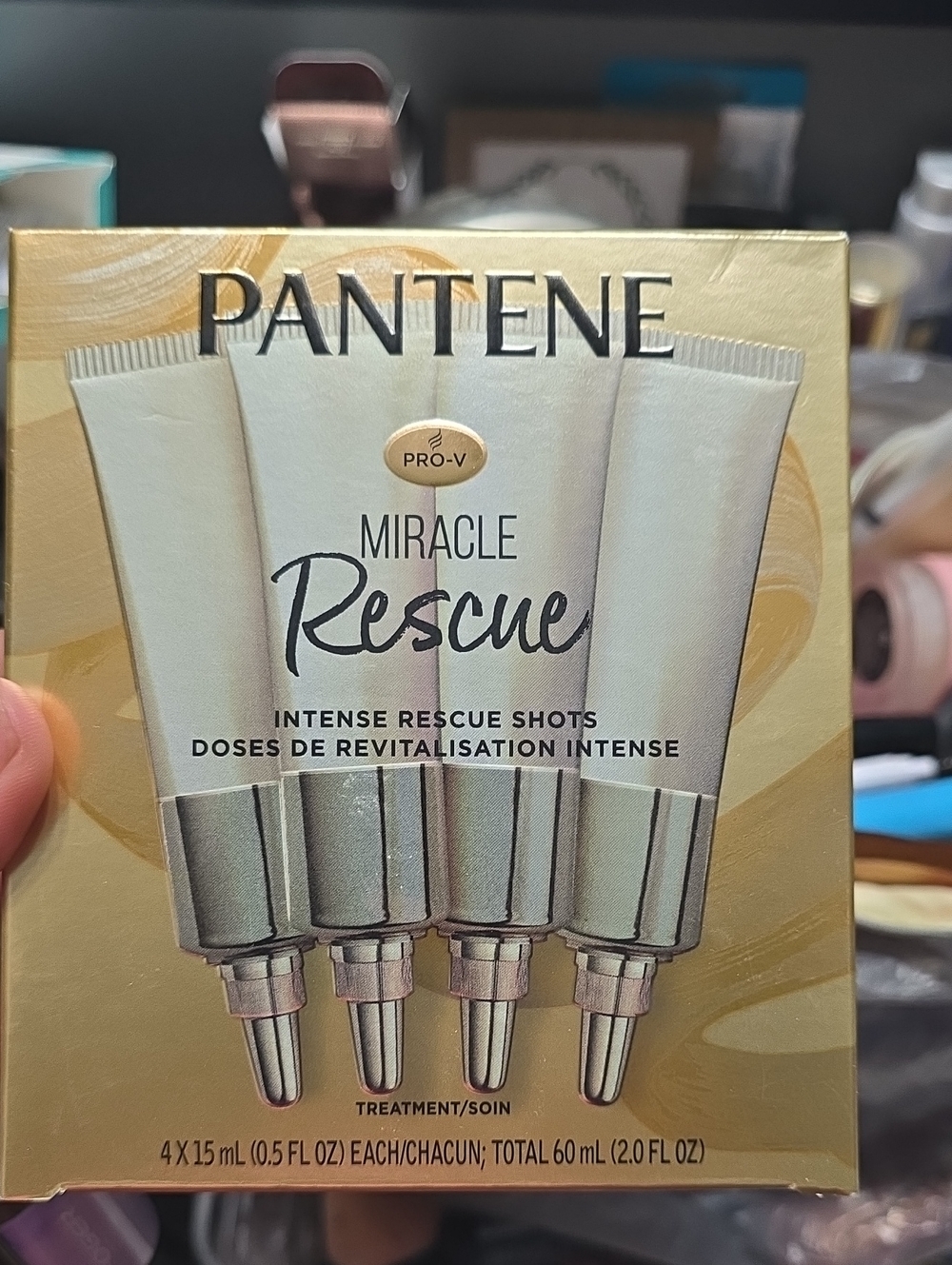 Pantene Miracle Rescue Intense Rescue Shots - Gold/White